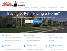 Tablet Screenshot of mortgagestoremo.com